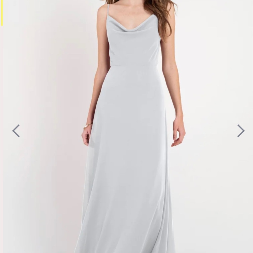 Jenny Yoo Colby Gown in Cloud